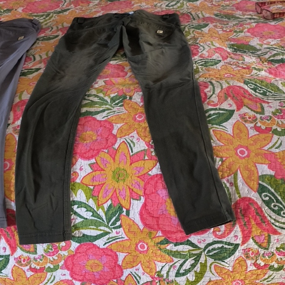 Freddy Skinny Pants in Dark Green